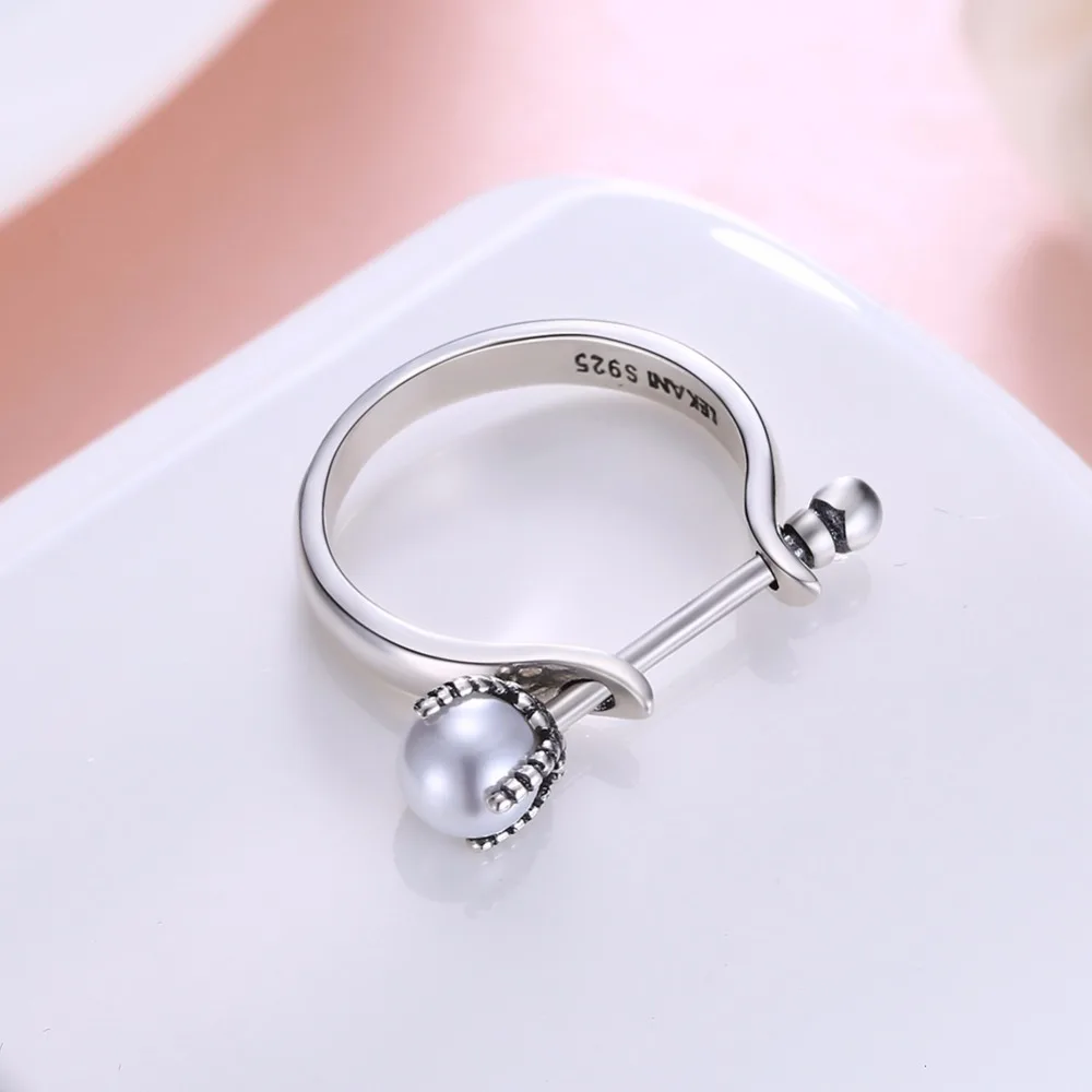 Женское серебряное кольцо в стиле стимпанк виде копыта лошади вечерние