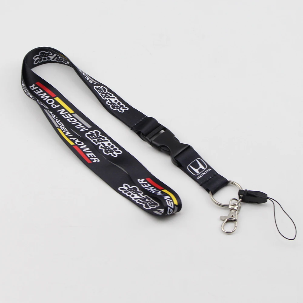 mugen power Racing Key Lanyard для ключа мобильного ID карты подвесной ремень переоборудование