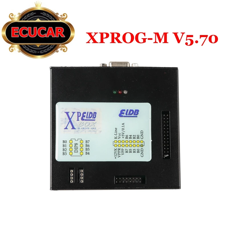 Новейший черный металлический бокс XPROG 5 70 M V5.70 автоматический программируемый