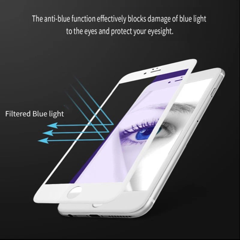 Oppselve протектор экрана закаленное стекло для iPhone X 8 7 6 6S Plus 3D Матовый Мягкий край