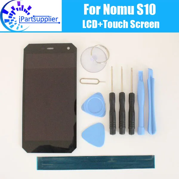 NOMU S10 ЖК дисплей + сенсорный экран 100% Оригинальный дигитайзер стеклянная панель
