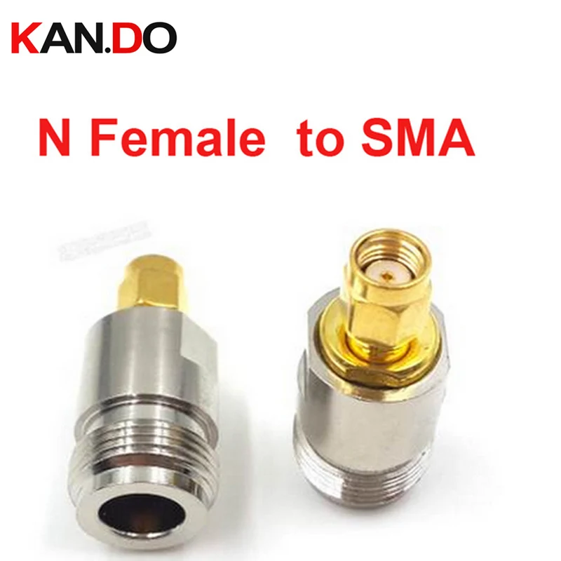 

20Pcs / Lot Coaxial Cable Feeder N-SMA Connector N Female Connector 50-5 Wire Connecting Device NK-SMA Male Terminal