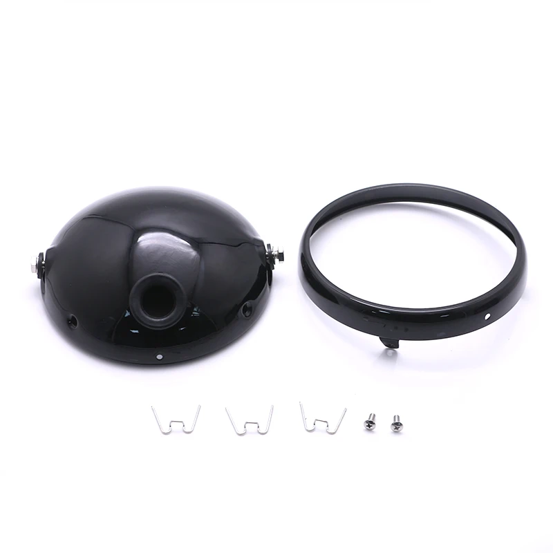 

Universal 7" Motorcycle LED Headlight Head Lamp Housing Cover For Harley Dyna XL1200 Yamaha Suzuki Kawasaki