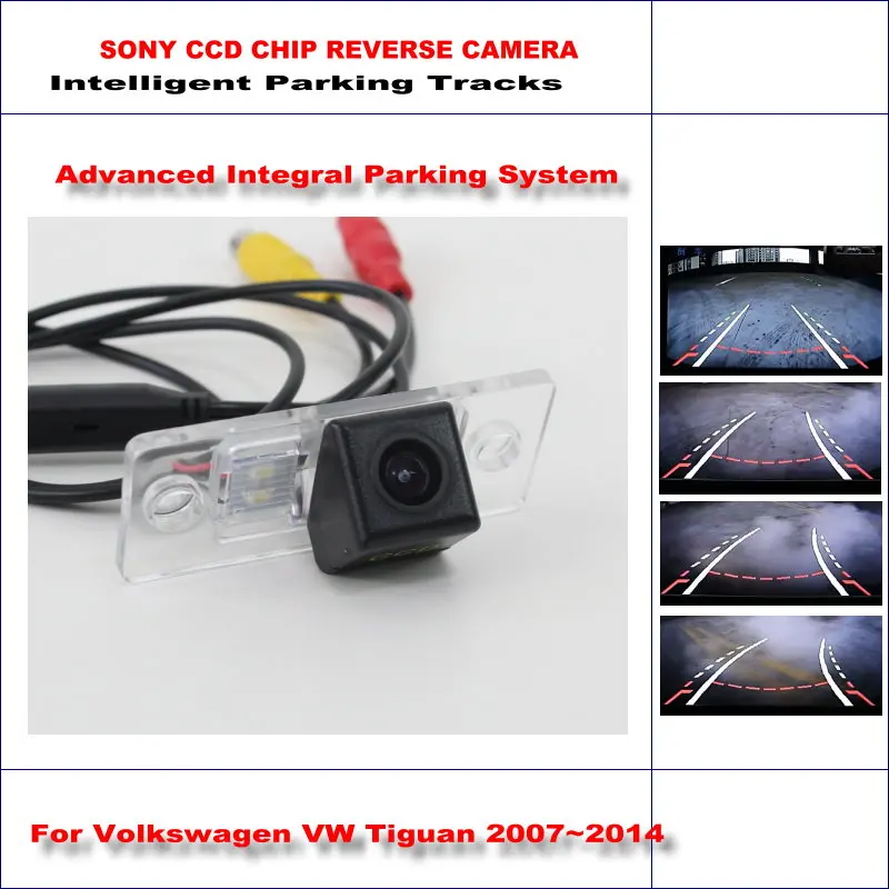 

Автомобильная камера заднего вида для VW Tiguan 2007-2014, интеллектуальная парковочная камера ПЗС