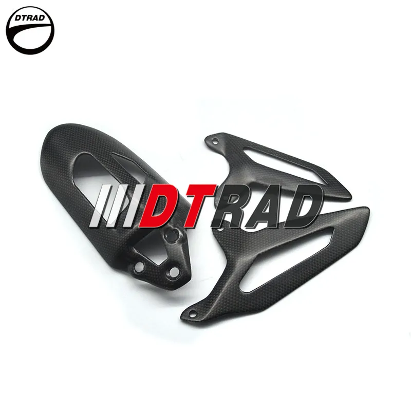 DTRAD для DUCATI 899 959 1199 1299 полное углеродное волокно саржевое матовое ударное пружинное покрытие и защита для пяток