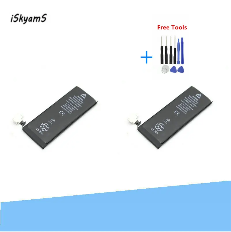 ISkyamS 2 шт. 1430 мАч 0 нулевой цикл Замена литий полимерной батареи для iPhone 4S 4 S