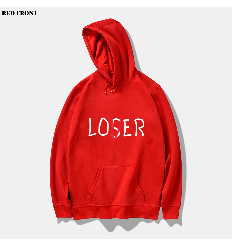 Movie It lossers Клубная Толстовка для мужчин и женщин losser Lover It Inspired толстовки повседневные унисекс толстовки losser Lover Большие размеры Толстовка