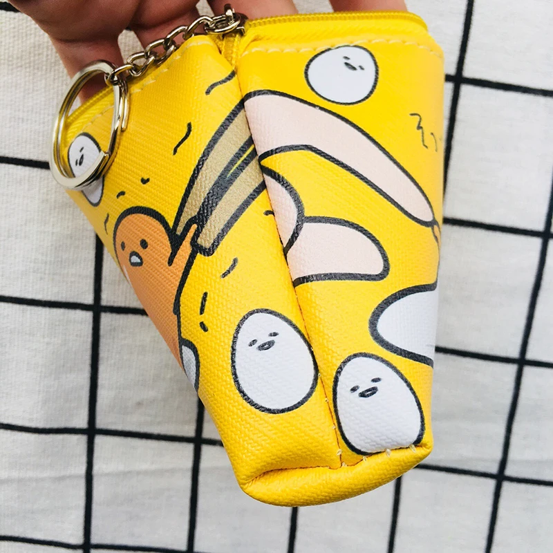 IVYYE 1 шт. Kawaii gudetama аниме PU портмоне мультфильм мягкая сумка для монет кошелек для хранения ключей подарок