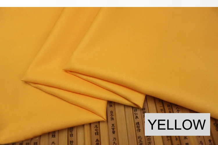 Саржевая ткань из полиэстера 150 см ширина для рабочей одежды - Цвет: YELLOW