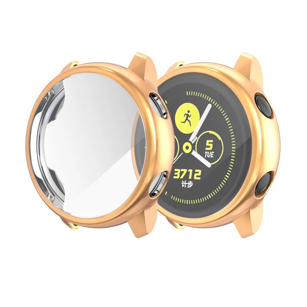 Защитный чехол с покрытием для Samsung Galaxy Watch Active Ультратонкий Мягкий силиконовый 40