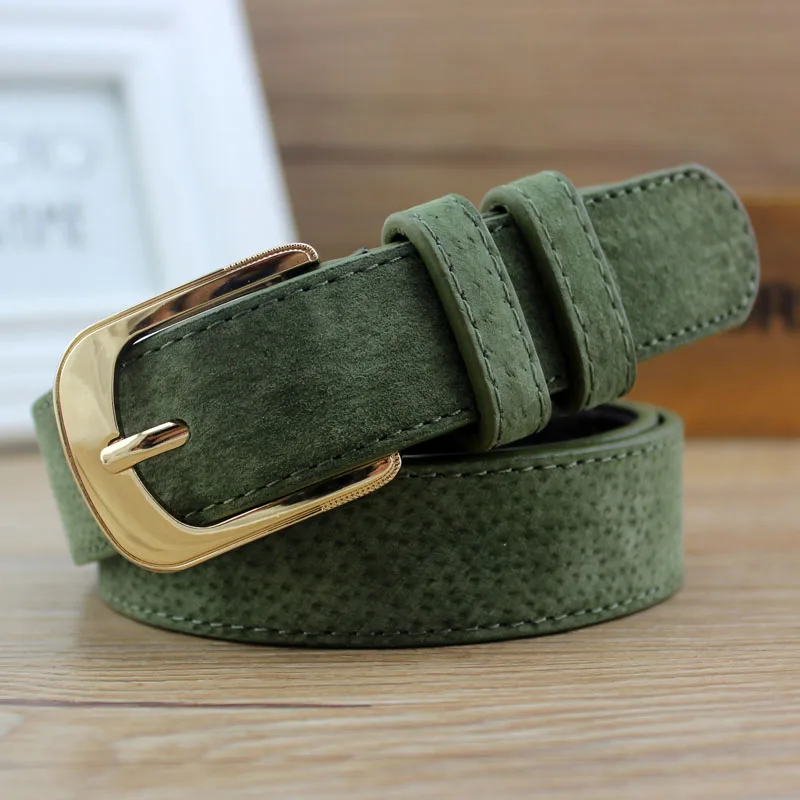 WP88 army green Новинка, Модный женский ремень, фирменный дизайн, хит, дамские свиные ремни с металлическими пряжками, модные аксессуары для девочек - Цвет: WP88 army green