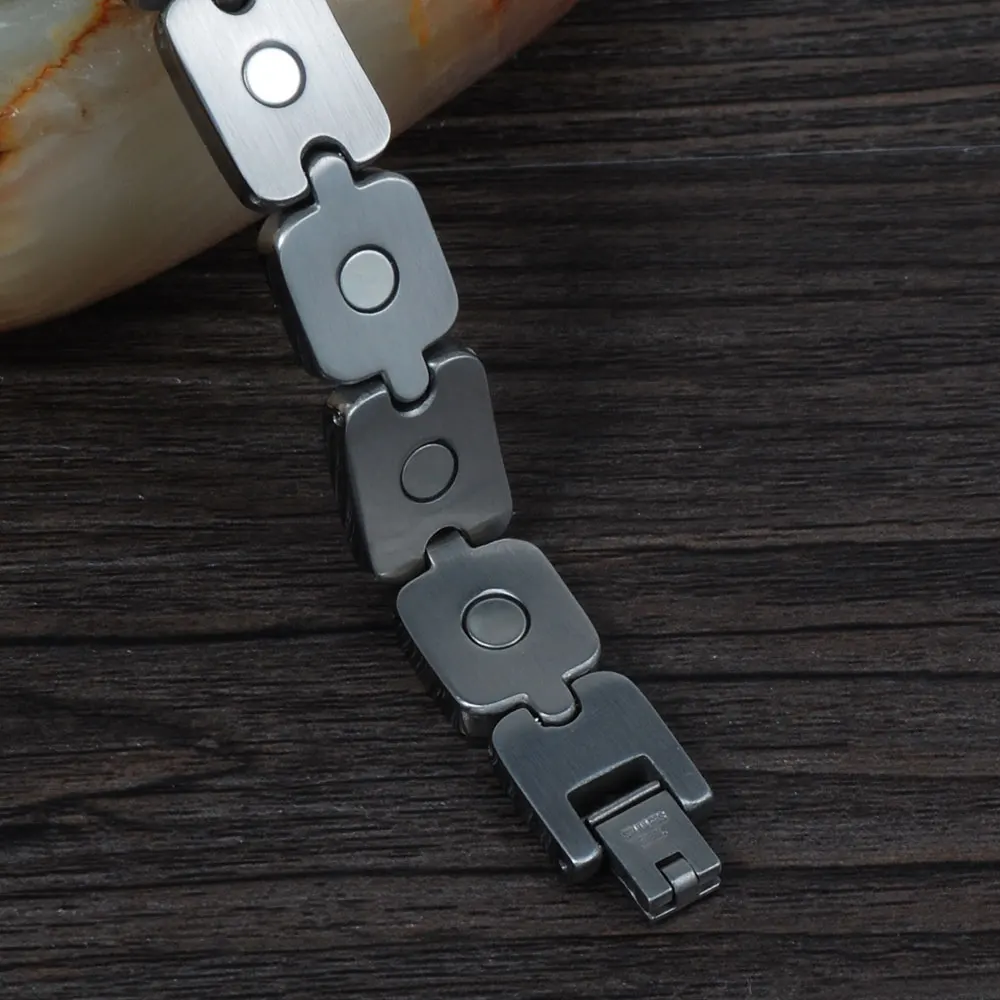 Wollet Ювелирные изделия Белый Синий Черный корпус из нержавеющей стали браслет для