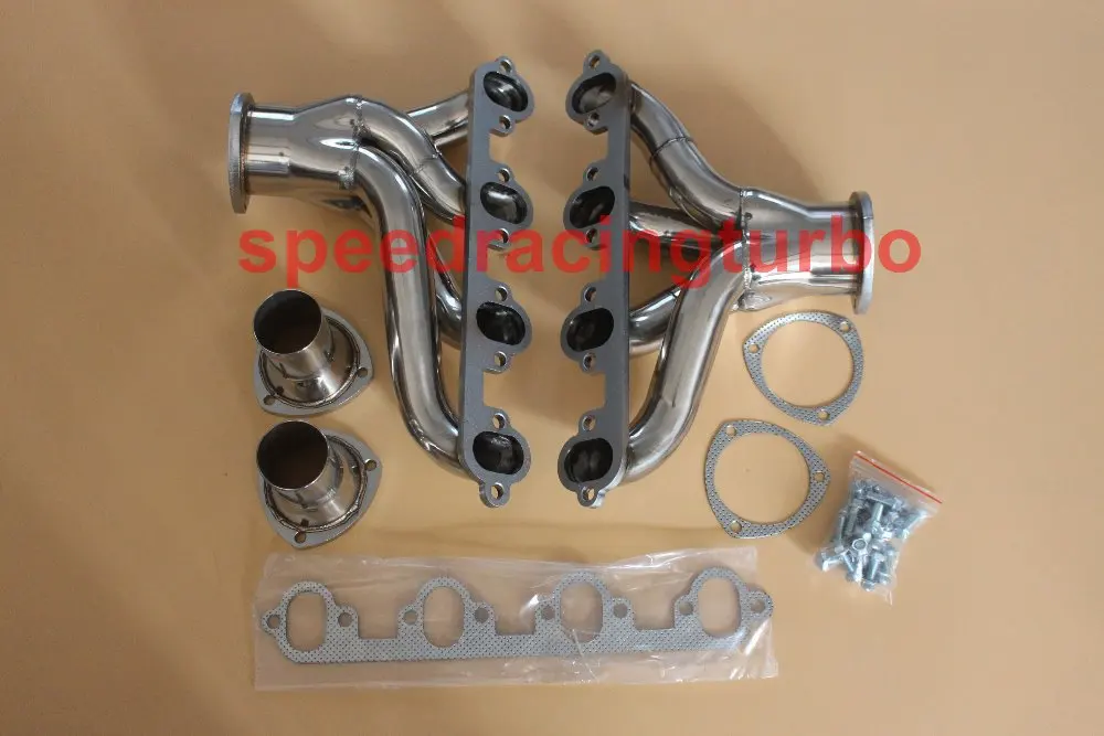 

Exhaust Header FOR FIT Ford Block Huggers Big Block 429 460 FIT V8 stainless steel