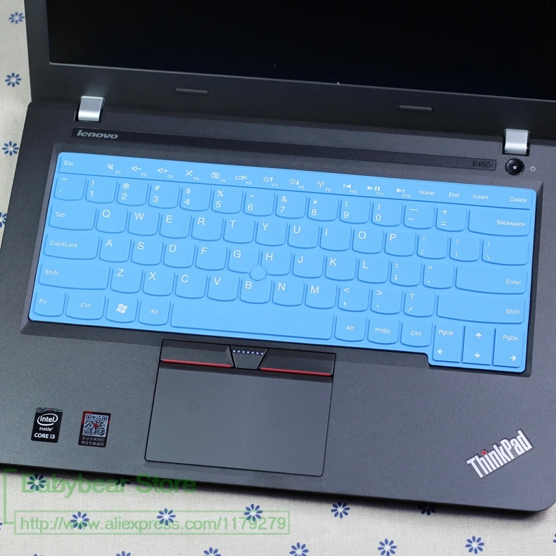 allblue Силиконовая для ноутбука Защитная крышка клавиатуры кожного покрова протектор для lenovo Thinkpad E430 E431 E435 E440 X230 T430 E430C E330 E335 S3 - Цвет: allblue