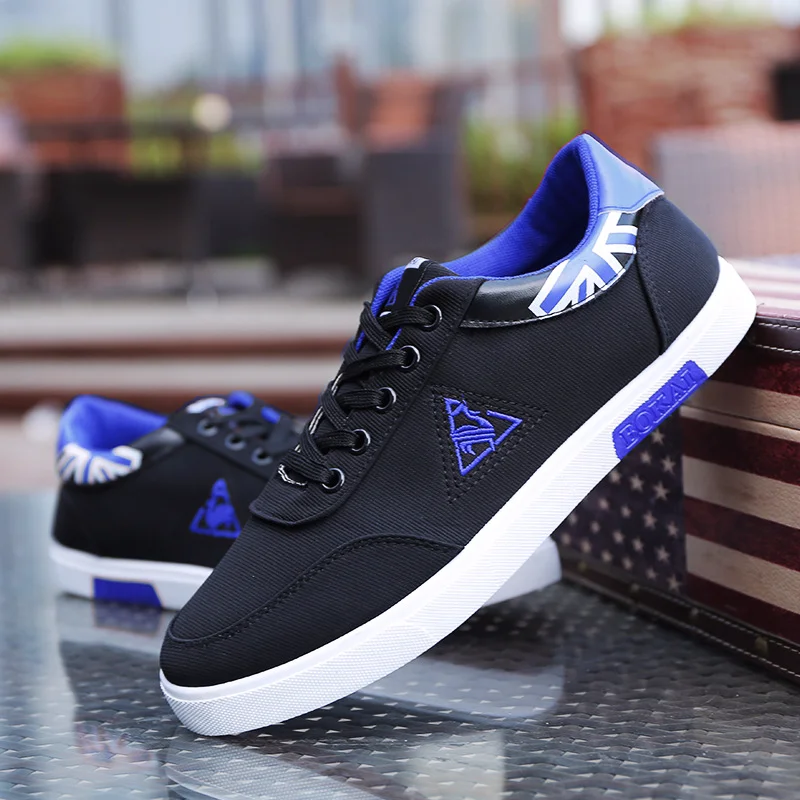 2018 New Spring Summer Men Shoe Breathable Casual Shoes Mens Canvas for Lace-Up Fashion Flat Male | Обувь