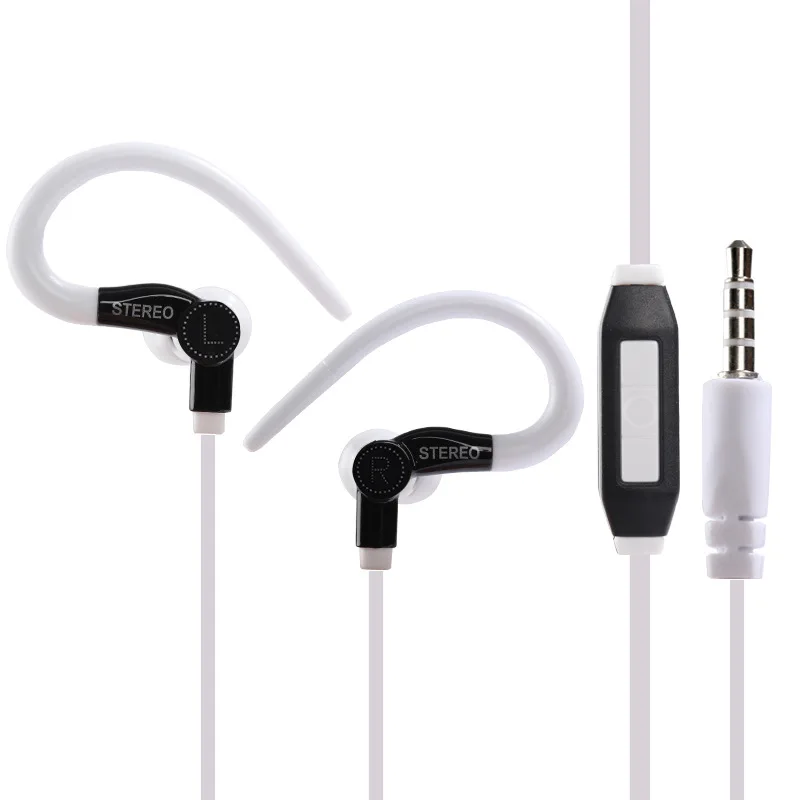 2018 новые спортивные наушники мягкая крючком гарнитура Hi Fi стерео проводные с