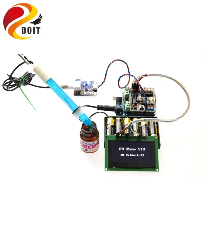 Моделирование PH датчика DIY набор макетная плата для UNO R3 ATEMGA328P эксперименты pCduino