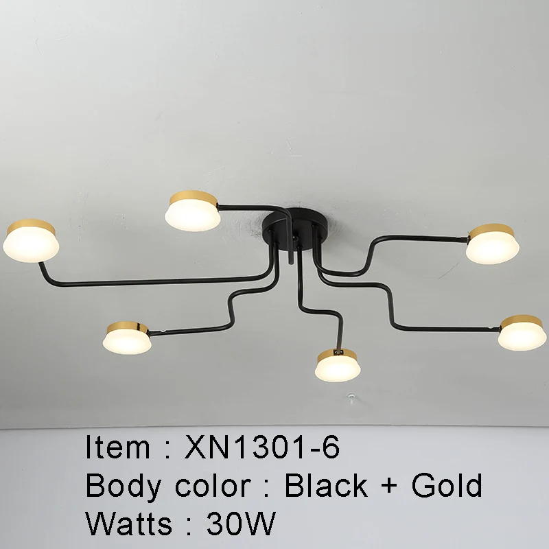 pls look picture Chandelierrec чердак люстры черный/белый Железный корпус бар гостиная низкие потолки СВЕТОДИОДНЫЙ Потолок люстры светильники - Цвет абажура: pls look picture