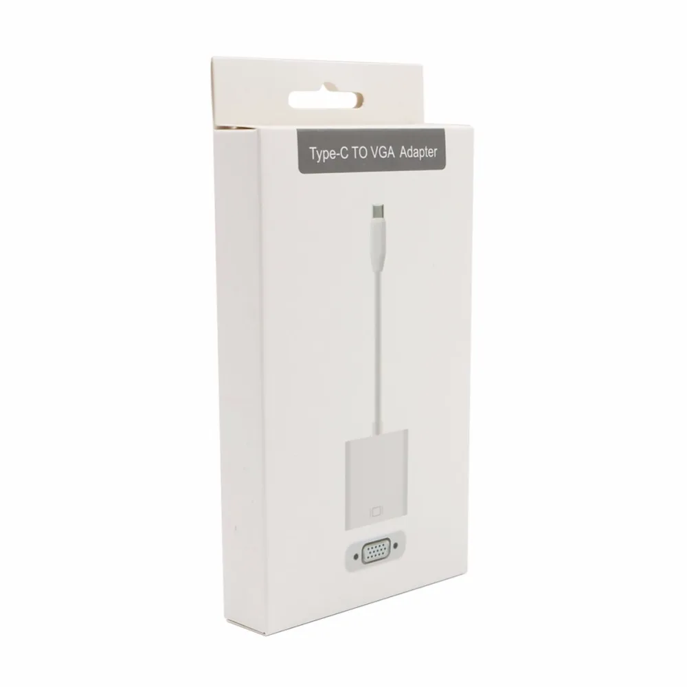 Адаптер VGA типа C Мама адаптер USB 3 1 для монитора проектора телевизора|Адаптеры