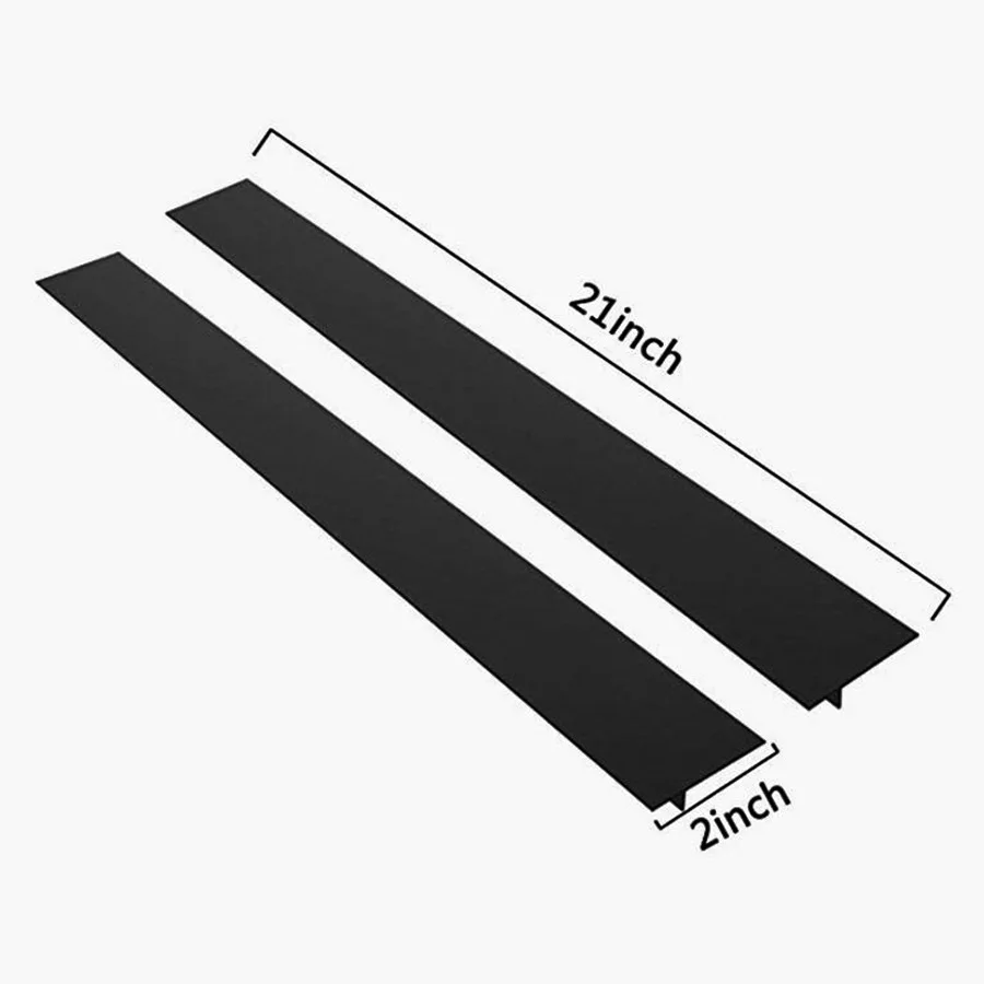 Кухонная силиконовая плита счетчик крышка зазора набор из 2 термостойкие плиты