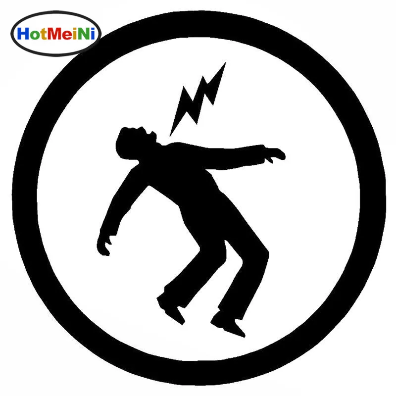 HotMeiNi Car Sticker Beware There Is Electricity Lightning Funny SUV Window Bumper Laptop Kayak Vinyl Decal 15 x 15cm | Автомобили и