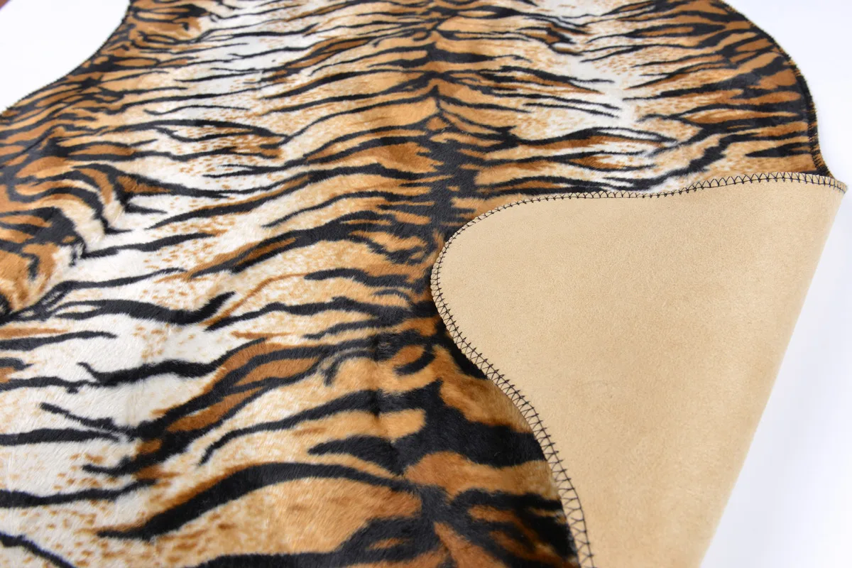 MUZZI Зебра Корова Leopard Жираф Тигр печатных ковры коровьей искусственной кожи и для дома гостиная