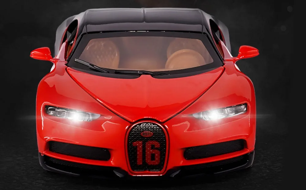 1:32 Grand Super Sport гоночный автомобиль Игрушечная модель детские игрушки для мальчиков синий черный красный