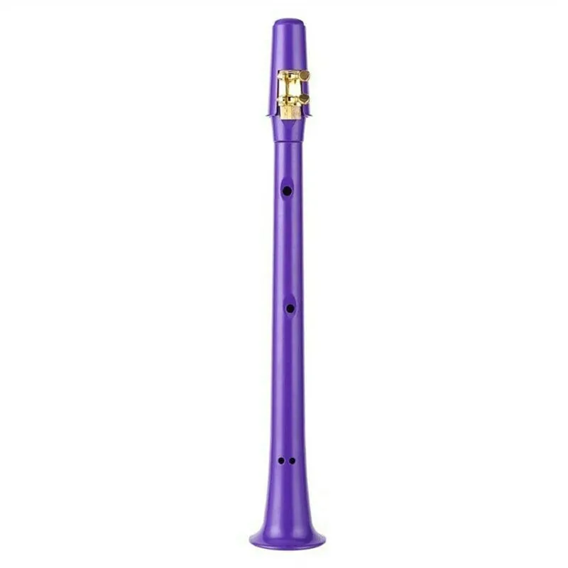 Черный LittleSax мини саксофон портативный C ключ саксофон ABS легкий саксофон музыкальные инструменты с сумкой для переноски для нищий - Цвет: Фиолетовый