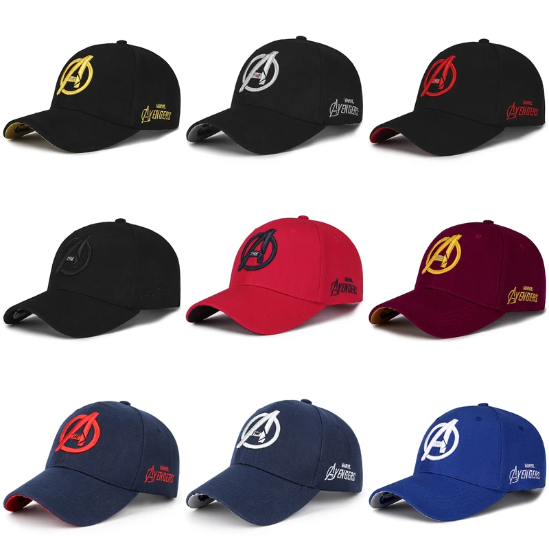 3D вышивка хлопок Бейсболка новая Marvel Мстители Кепка s Мужская Snapback шляпа для женщин Gorras Bone хип хоп Casquette