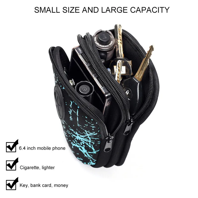 Карманы для отдыха на открытом воздухе многофункциональная мини сумка мобильный