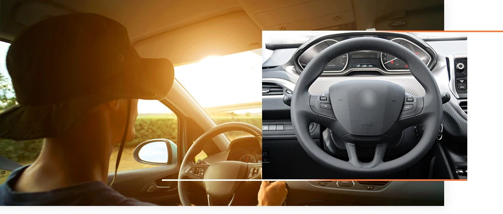 MEWANT черная крышка рулевого колеса из искусственной кожи для peugeot 208 2011- peugeot 2008 2013
