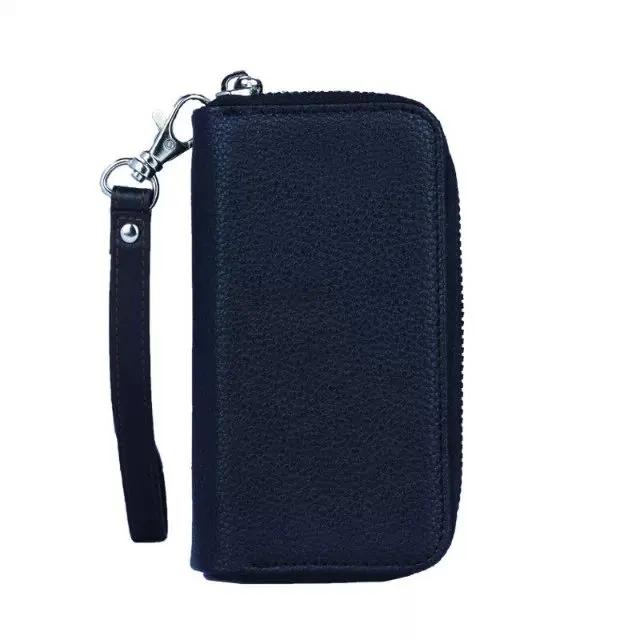 

PU Leather Wristlet Cash Clutch Wallet Card Slot Case Cover For iPhone 5 5S 6 6S Plus Phones Series Cubrir los casos