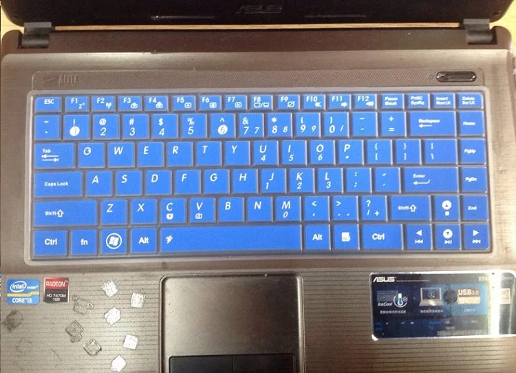 Новый силиконовый защитный чехол для Asus K40 X8 P80 P81 A411 A41 A40 X42 X43 X44 N43 A84 X84 X45 Pro 45E K84HR K45D