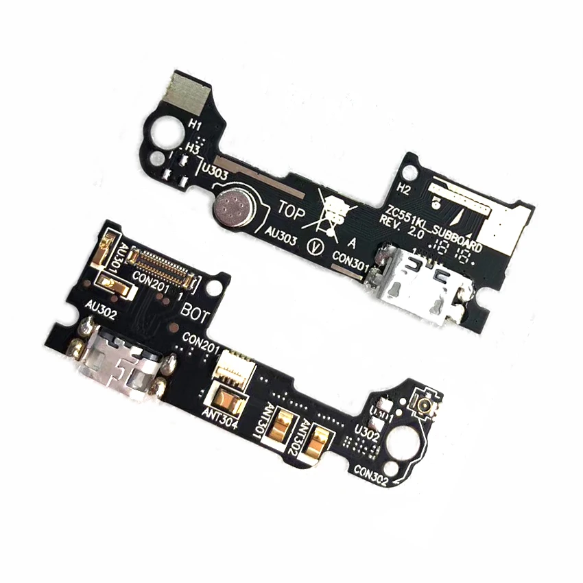 10 шт. USB-разъем для зарядки док-станции гибкий кабель Asus Zenfone 3 Laser ZC551KL детали