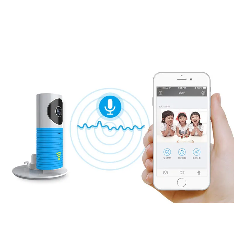 Умная ip камера CLEVE DOG домашний HD монитор мобильный WIFI беспроводной пульт