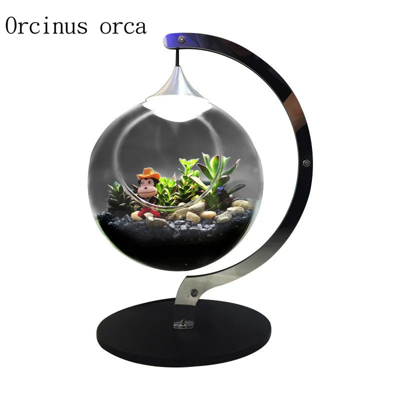 Современная Минималистичная настольная лампа для растений бара ресторана