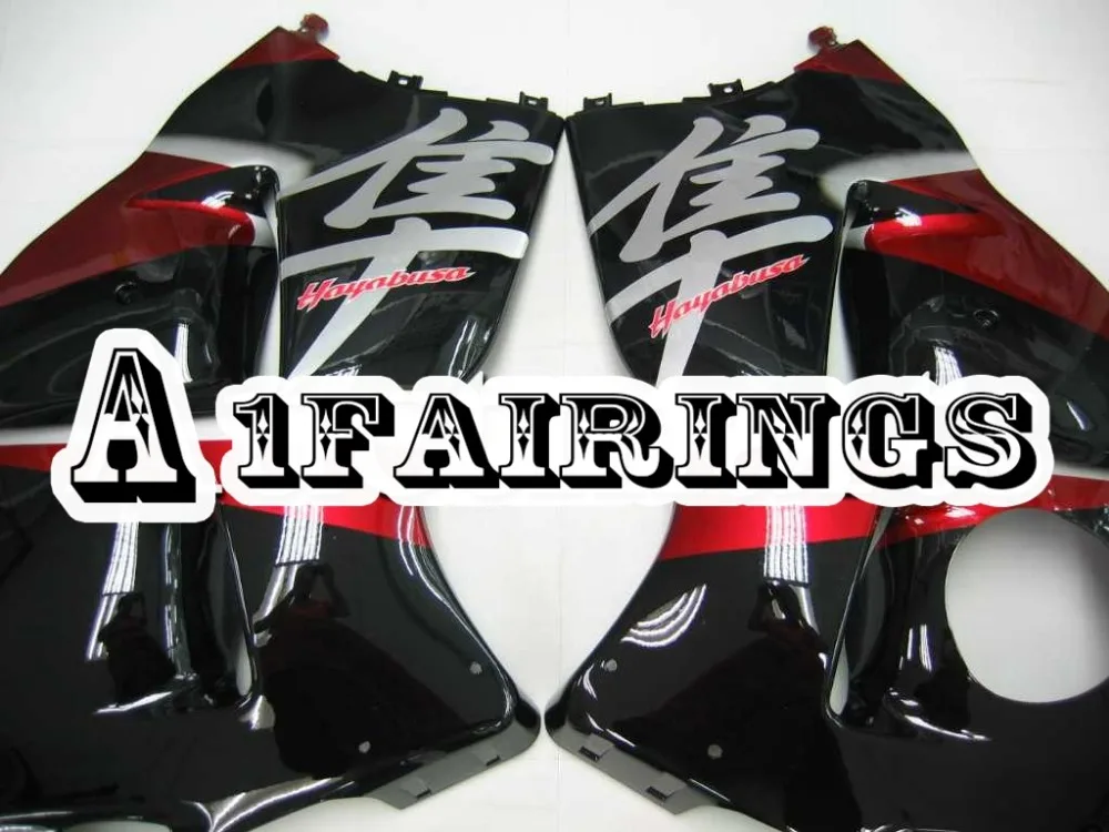 ABS Cowling For Suzuki GSXR1300 Hayabusa 1997 1998 1999 2000 2001 02 03 Injection Bodywork - 2007 Candy Red Black | Автомобили и
