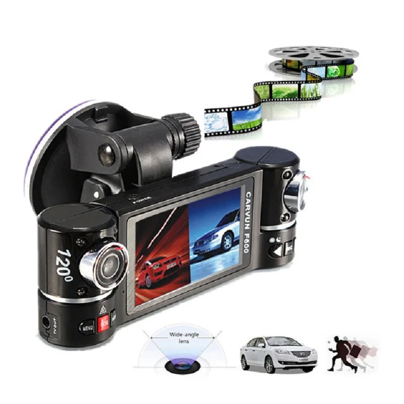 F600 Видеорегистраторы для автомобилей 2 7 дюймов ЖК дисплей HD 1080 P двойной Камера