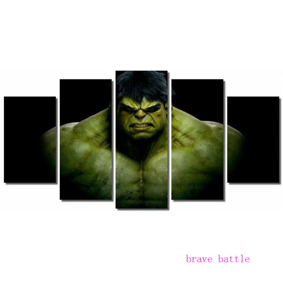 Невероятный Халк Лига Справедливости 5 шт. холст картина печать гостиная