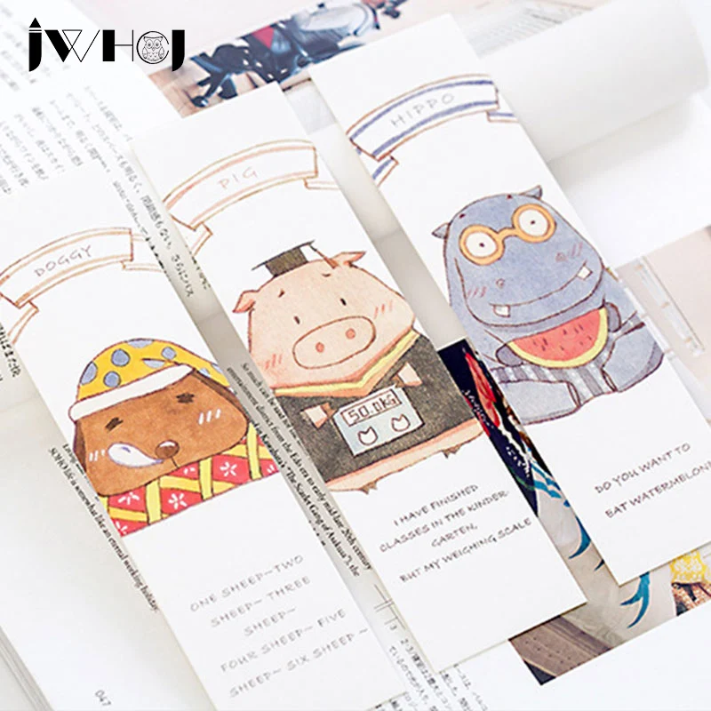 30 шт./кор. &quotмилые обычные дни pats&quot Мультяшные бумажные закладки kawaii Детские