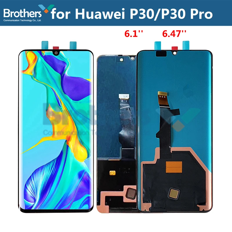 Оригинальный ЖК экран для Huawei P30 телефон с подсветкой L09 L04 дисплей Pro дигитайзером