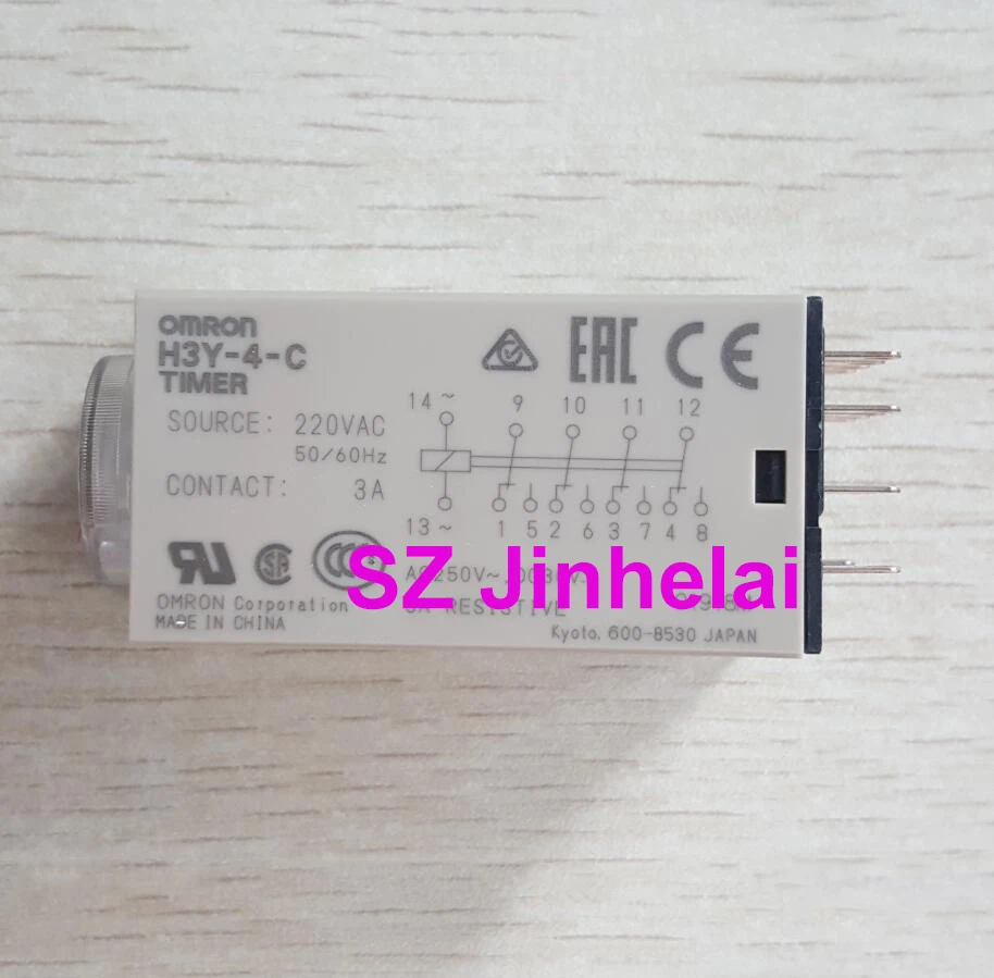 Оригинальное реле времени OMRON H3Y-4-C AC220V оригинальное 220VAC 1S 5S 10S | Обустройство дома