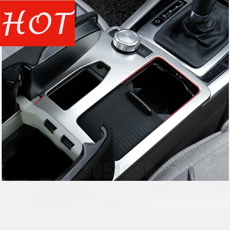 Консоль переключения передач Переводные полосы для Mercedes Benz C class W204 08 14 W212 рамка