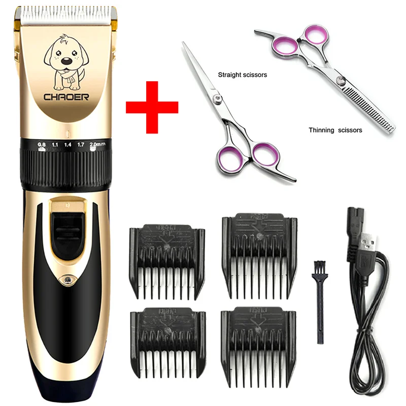 Trimmer Scissor 3 Профессиональная машинка для стрижки домашних животных и собак, машинка для стрижки кошек, электробритвы, ножницы, кусачки, машинка для стрижки волос, новинка - Габаритные размеры: Trimmer Scissor 3