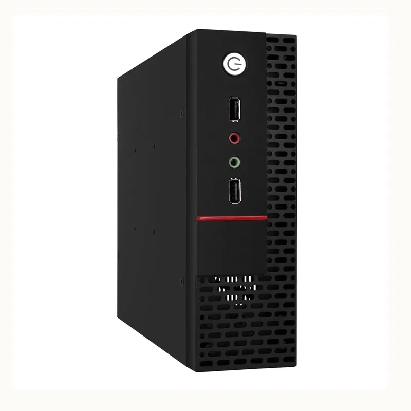 Htpc компьютерный чехол s алюминиевый корпус настольный мейнфрейм для игрового шасси DIY MINI ITX чехол тонкий ITX мини настольный пустой компьютер