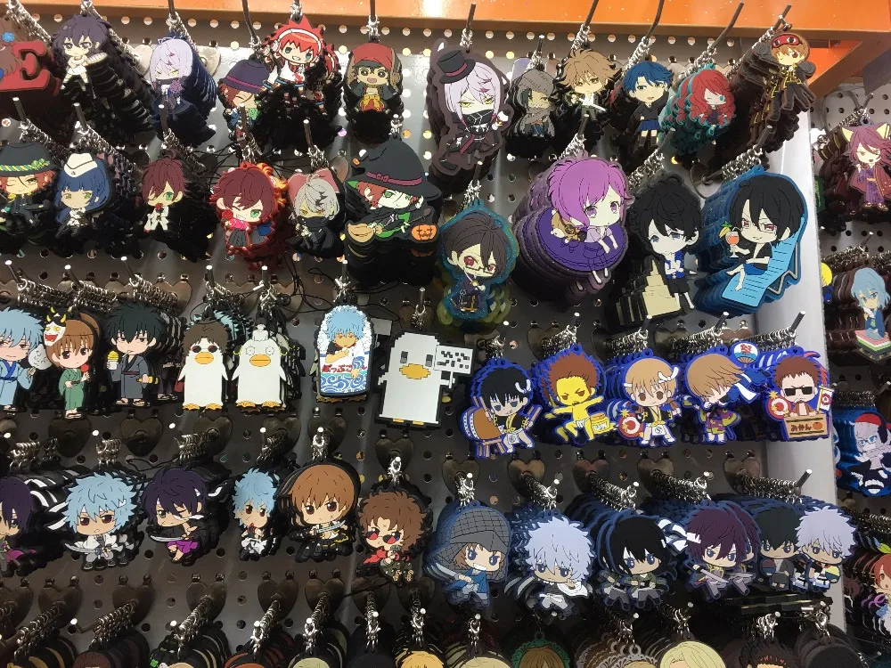 Fate stay night/Touhou project/KUROKO NO BASK оригинальные японские аниме фигурки резиновые подвески для мобильного телефона/брелок/ремешок