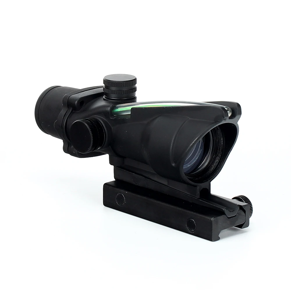 Ohhunt 1x32 Красная Зеленая точка зрения Охота реальный оптический Волокно область Стекло гравированный сетка тактический прицел для винтовки