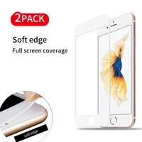 2pcslot full cover for iphone 6 tempered glass for iphone 6 6s 6plus screen protector i6 i6s i6 i6p plus protective glass film