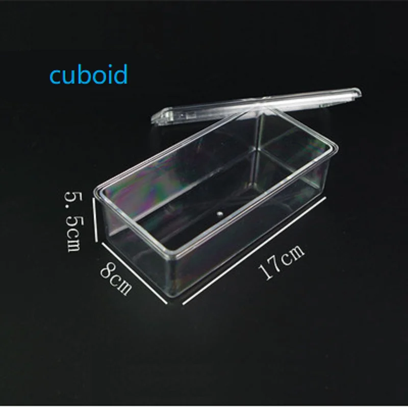 

24 Grid Transparent Plastic Storage Small Round Box Bead Parts Silver Clip Buckle Silver Accessories Classification Home Storage