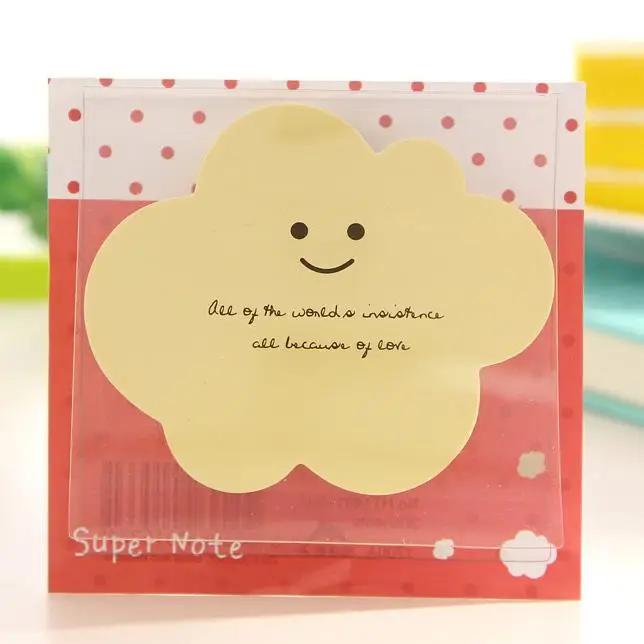 Jonvon Satone 32pcs Notepad Cute Shape Sticky Notes Candy Notebooks Message Memo Pad Korean Stationery Office Supplies Wholesale - Цвет: 32 pcs